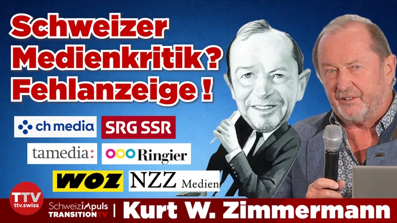 Medienkartell Schweiz? Kurt W. Zimmermann packt aus | Journalismuskongress | Zürich-Flughafen, 16.10.2026