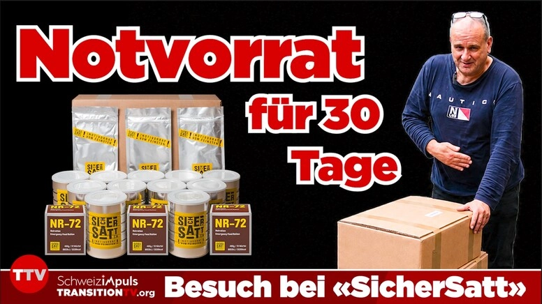 Energiekrise, Lieferengpässe, Blackout? | «SicherSatt» zeigt, wie Vorsorge geht