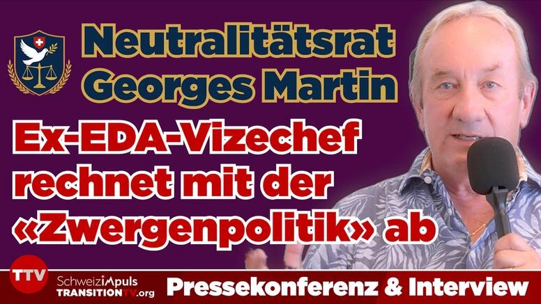 «Das könnte eine SP-Initiative sein» | Ex-SP-Mitglied & -EDA-Vize Georges Martin zur Neutralität