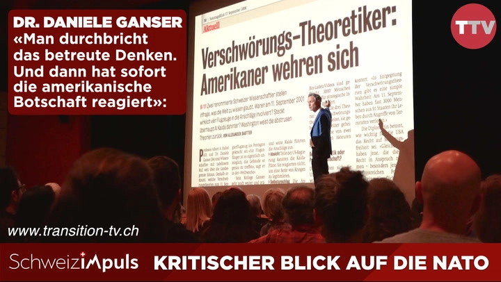 Vortrag vom Friedensforscher Dr. Daniele Ganser in Oensingen SO über: Nato – ein kritischer Blick auf das grösste Militärbündnis der Welt