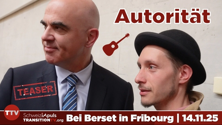 Musikalische Begegnung mit Alt Bundesrat Alain Berset | Universität Fribourg | 14. Nov. 25 | Teaser