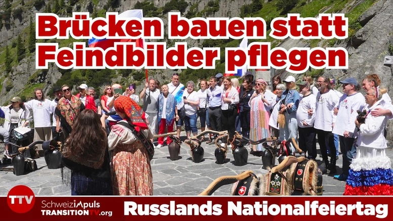 Brücken bauen statt Feindbilder pflegen | Russischer Nationalfeiertag am Suworow-Denkmal