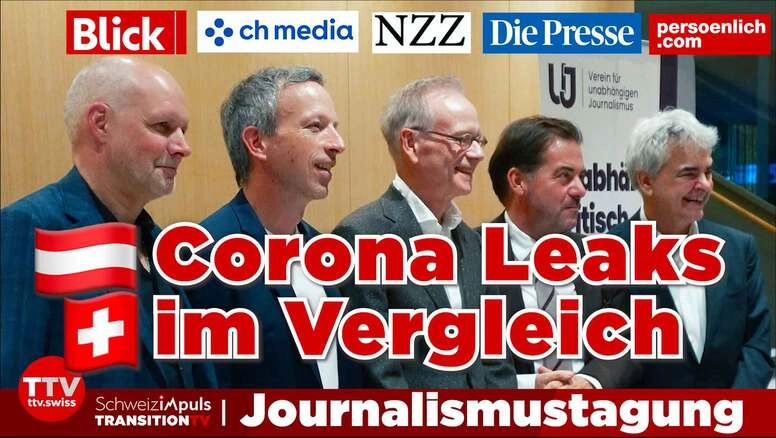 Corona-Leaks, Geheimdienste und die Medienmächtigen | Journalismustag Zürich-Flughafen | 16.10.26