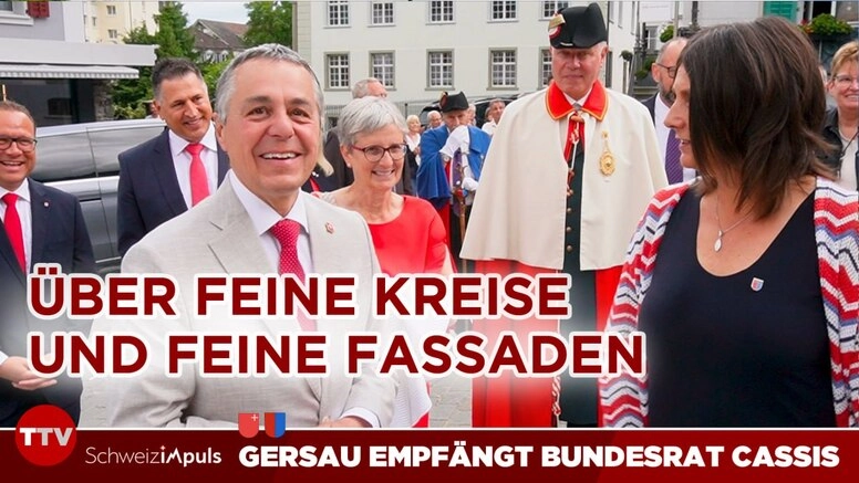 Cassis Empfang in Gersau oder: Der diskrete Charme der politischen Klasse | Milieu-Studie | 1.8.2025
