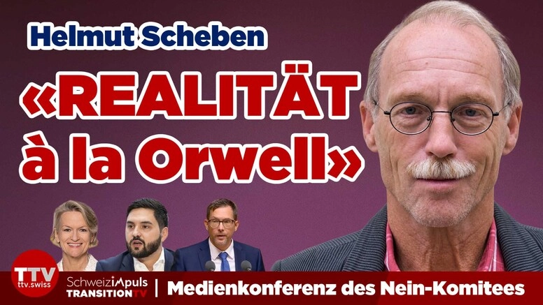 «Alles - nur nicht neutral» Helmut Scheben nimmt die Medienkonferenz des Nein-Komitees auseinander